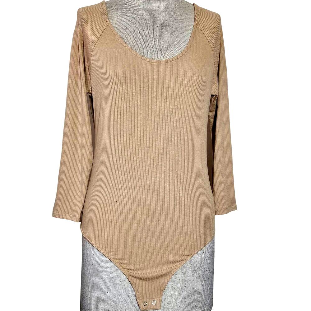 Banana Republic Tan Bodysuit Size Medium